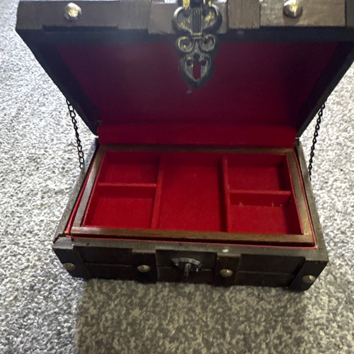 Wooden treasure chest - wooden,