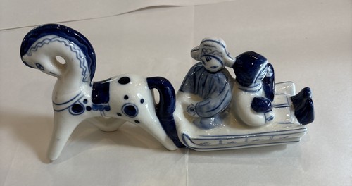 Vintage gzhel ussr porcelain - gzhel,