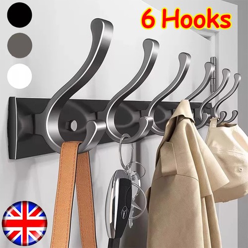 Hooks aluminum coat clothes - 6,