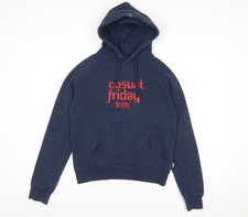 Plain Lazy Men's Blue Pullover