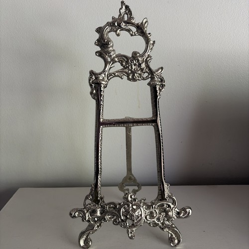 Silver metal display - silver,