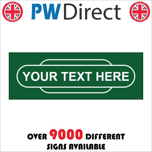 Sign your text classic - your, railway