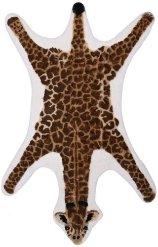 Giraffe deer print rug cute - deer,