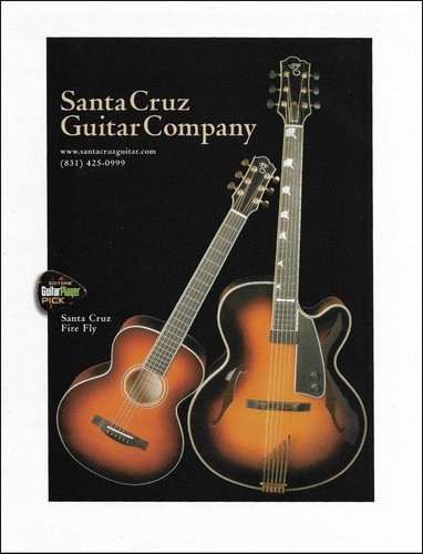 2008 santa cruz guitar - cruz, company