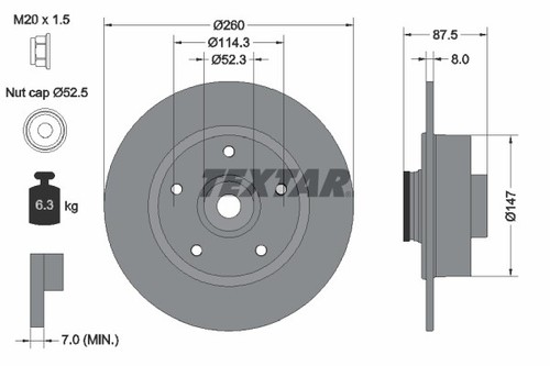 New brake disc for - 2x,