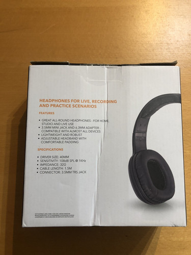 Stereo headphones gear4music - headphones,