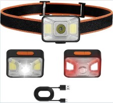 OMERIL  Model LD073 Head Torch Rechargeable, Super Bright LED Headlamp 5Lighting