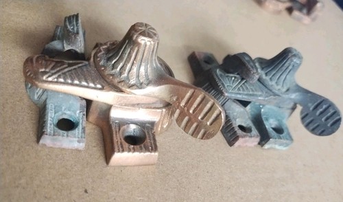 Pair ornate antique bronze - antique,