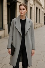 Clearance! Bonmarché Open Front Coatigan with Belt – fits UK Size 10/12