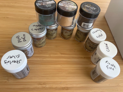 Embossing powder bundle seth - powder,