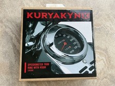 Kuryakyn 112 Chrome Speedometer Bezel For Harley Davidson 