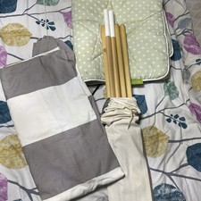 Linen Canvas Kids Teepee Tent Children Wigwam Indoor Outdoor Play House