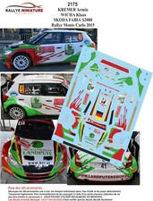 DECALS 1/43 REF 2175 SKODA