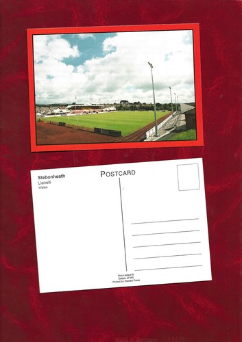 Postcard llanelli football - postcard,