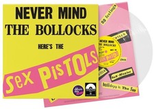 SEX PISTOLS LP Never Mind The Bollocks CRYSTAL CLEAR VINYL Ltd Edition NAD 2025