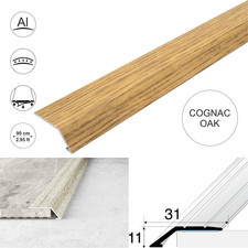 Wood Effect Door Bar A45 31mm