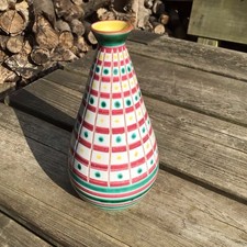 Vintage Retro MidCentury Modern Studio Pottery Vase Makers Mark To Base