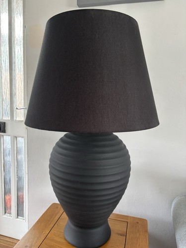 Large black lamp - large,