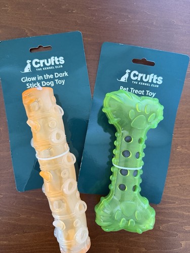 Crufts dog toys - toys,, orange