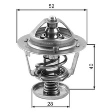 Gates Thermostat,Coolant fits