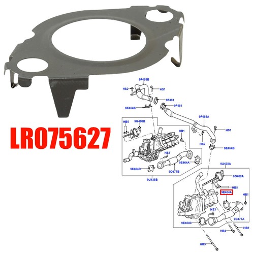 Lr075627 gasket exhaust - lr075627,