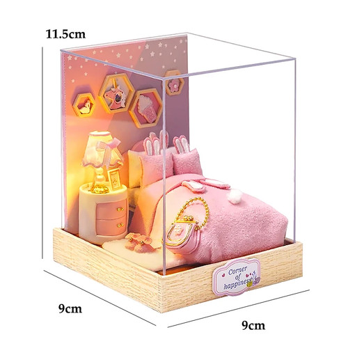 Diy mini doll house - doll, 3d