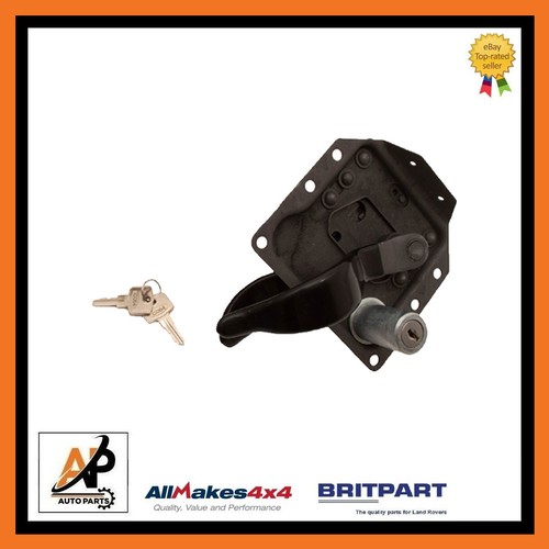 Front door handle and lock - front,