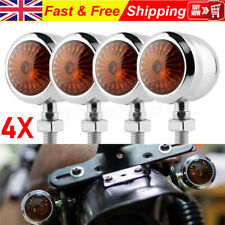 4X Chrome Motorcycle Bullet