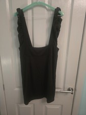 Boohoo Pinafore Low Dress Size 16