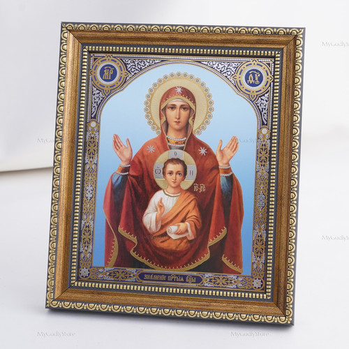 Our lady the sign orthodox - lady,