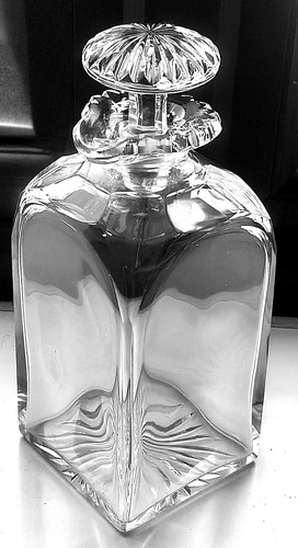 Antique georgian glass square - antique,
