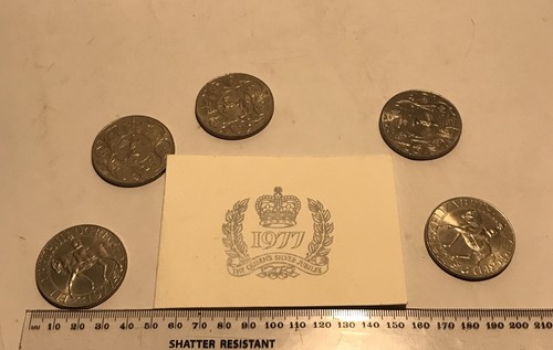 1977 silver jubille crown - 5x,