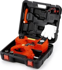 5 Ton Hydraulic Trolley Floor Jack Car Jack Kit 5Ton DC 12V Electric Jack Set