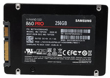 Samsung 860 PRO MZ-76P256 256GB SATA 2.5" 80-89% Health SSD Solid State Drive