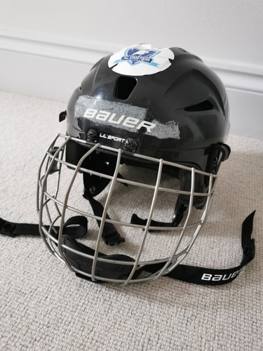 Bauer black ice hockey helmet - bauer,