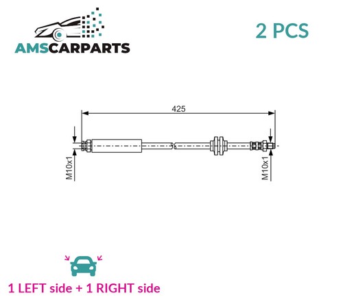 Brake hose line - brake, pipe