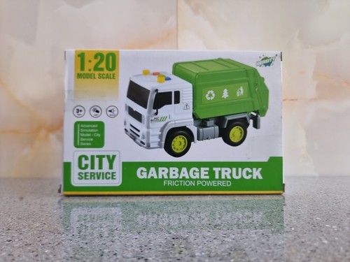 City life garbage truck - life,