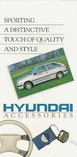 Hyundai accessories 1988 - hyundai, uk