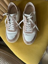 Gabor Dazzling LadiesTrainers - White/Rose Size 5.5