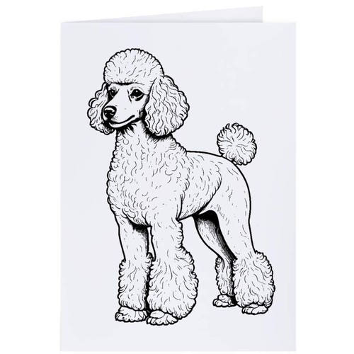 Standard poodle gift - poodle',