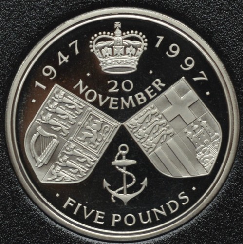 Five pound proof - proof, british