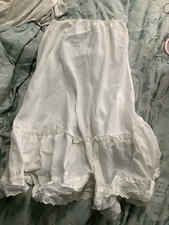 Vintage St Michael White Cotton Petticoat Size Small