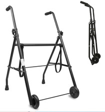 Pepe - Walking Frame with Wheels, Folding Zimmer for Adults, Narrow Mobility...
