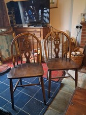 Pair Of  Ercol Dining Chairs