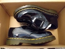 Dr Martens Black Patent Shoes