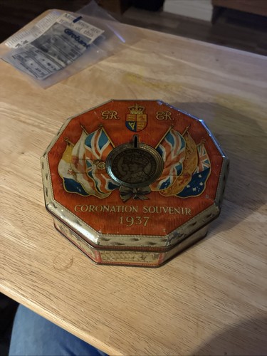 Vintage antique tin rowntree - tin,
