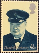 CHURCHILL STAMPS -- CENTENARY