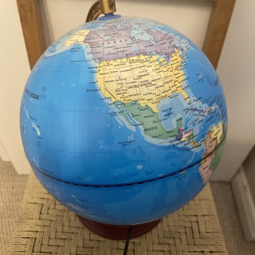 Illuminated world globe - globe, 2