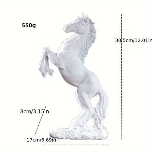 Standing horse statue - horse,