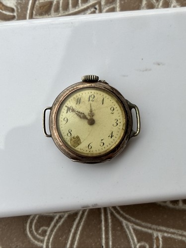 Antique silver trench wrist - trench, or